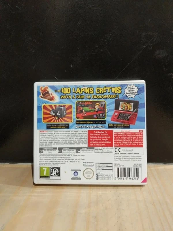 Les Lapins Crétins : La Grosse Bagarre – 3DS – Parfait état – Sans notice – photo 4